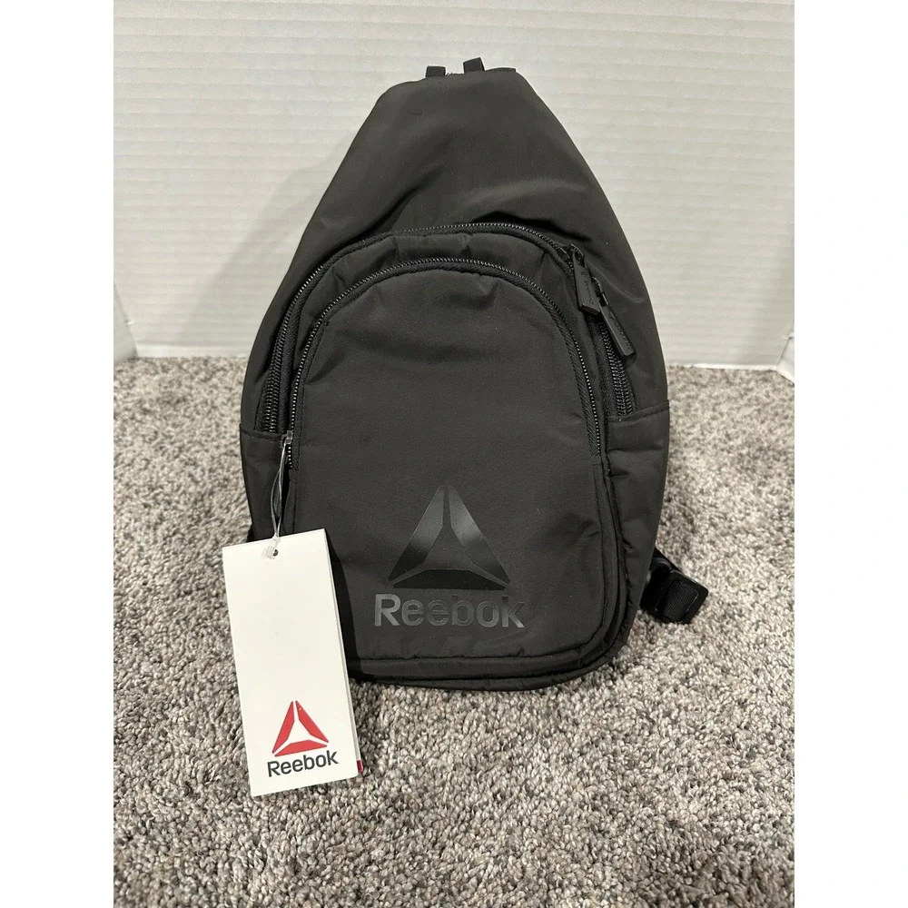 Sling Backpack Reebok Unisex Black NWT Convertible Mini Bag NSZ